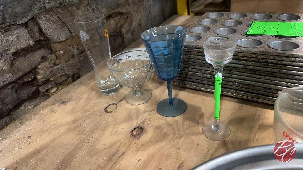 Assorted Lot Of Glassware (One Money)