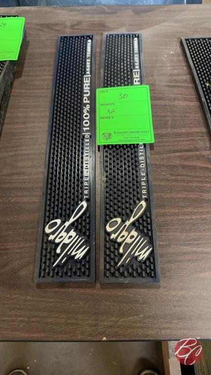 Milagro Tequila Rail Mats 24"