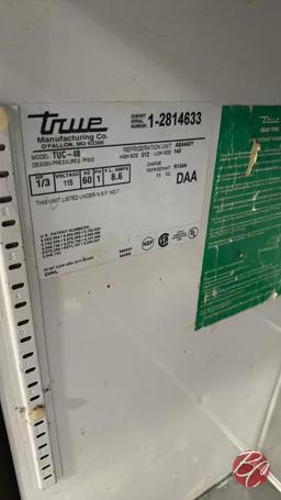 True TUC-48 Stainless Worktop Cooler W/ Casters