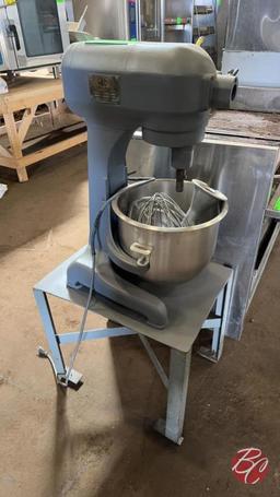 Hobart A-200 Mixer W/ Bowl,Hook,Paddle,Whisk &