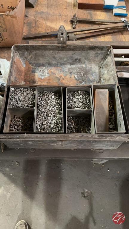 Metal Tool Box W/ Tap Nails