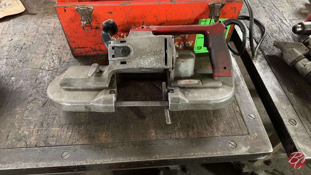 Milwaukee 6225 Heavy Duty Corded Band Saw W/ Case