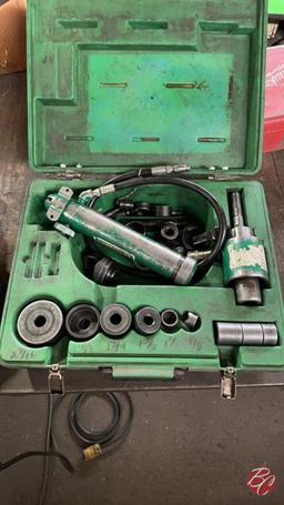 Greenlee 7306 Hydraulic Knockout Punch Driver Set