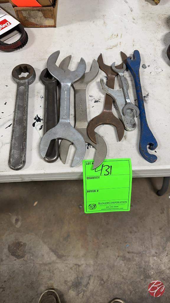 Assorted Lot Of Wrenches (One Money)