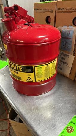 NEW JUSTRITE MH207 5.0Gal Type I Safety Can
