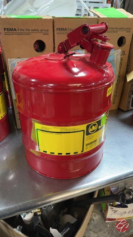 NEW JUSTRITE MH207 5.0Gal Type I Safety Can