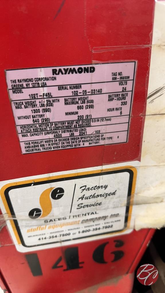 Raymond 102T-F45L Electric Pallet Jack W/ Built