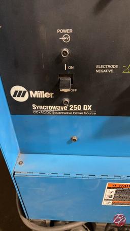 Miller Syncrowave 250 DX Welder W/ Casters