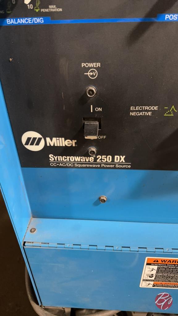 Miller Syncrowave 250 DX Welder W/ Casters