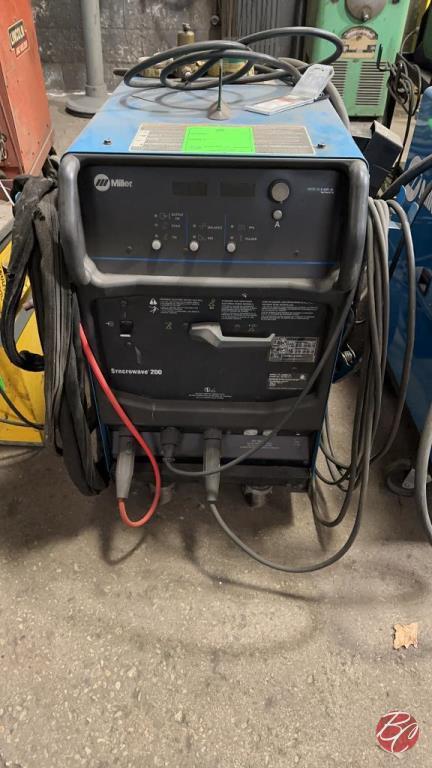 Miller Syncrowave 200 Tig Welder W/ Casters