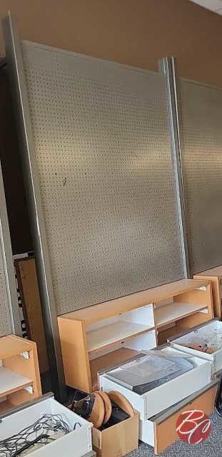 Peg Board With Drawers