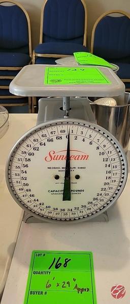 Sunbeam  70lb Capacity Scale