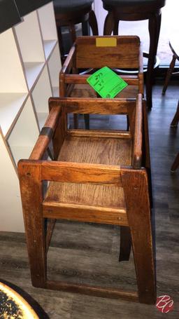 Wooden High Chairs And Booster Seats