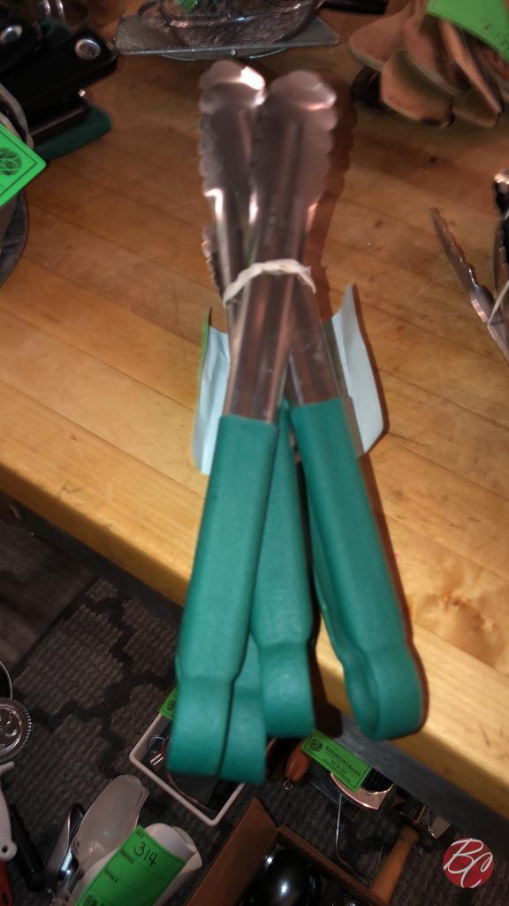 Rubber Grip Tongs