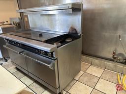 Imperial Gas Double Oven w/Flat-top