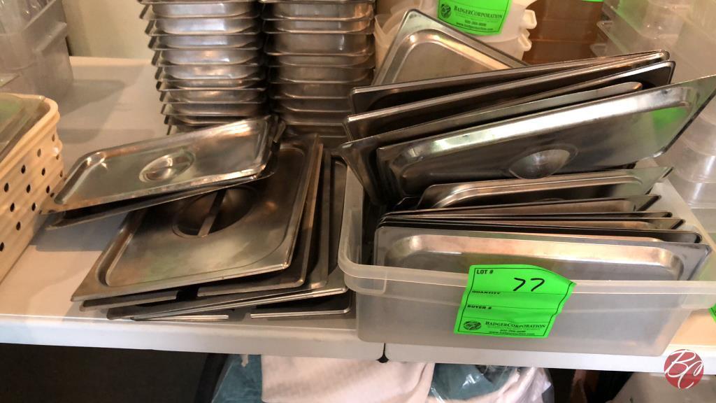 Stainless Steel Lids Various Sizes