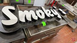 "Smokey's" Lighted Sign