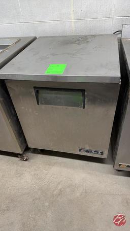 True TUC-27 Stainless Single Door Worktop Cooler