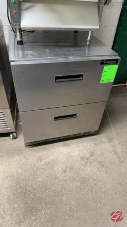 Delfield Stainless 2-Drawer Worktop Cooler