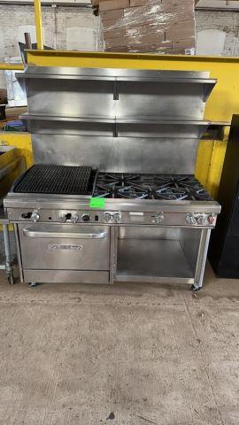 Southbend 24" Char-Broiler & 5-Burner Range W/