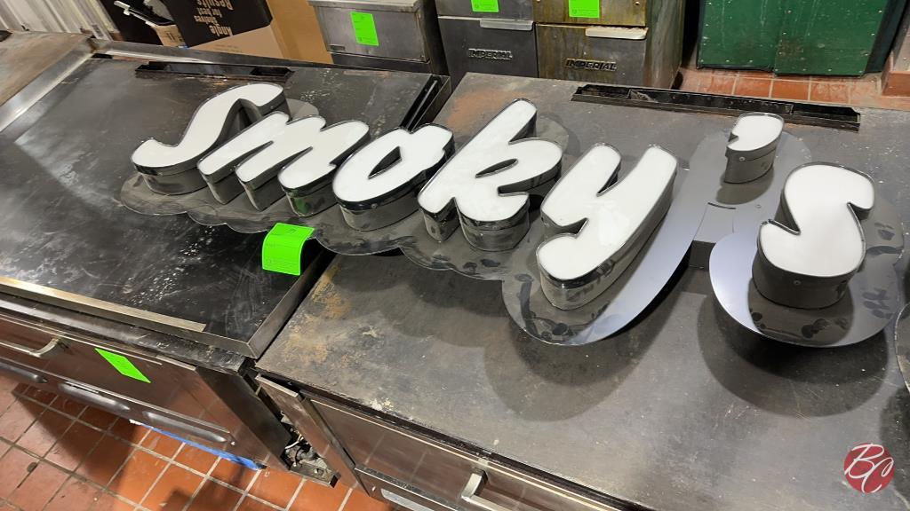 "Smokey's" Lighted Sign