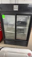 QBD 2-Glass Door Merchandiser Cooler W/ LED Lights