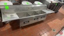 Stainless Steel 3-Well Sink W/ Drainboards 90-1/2