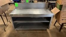 Perlick Stainless Steel Back Bar Drain Cabinet 48"