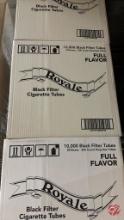 Royale Full Flavor Black Filtered Cigarette Tubes