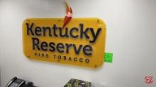 Kentucky Reserve Pipe Tobacco Sign 54-1/2" x 27"