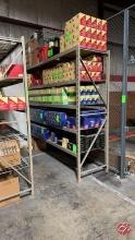 Metal Inventory Rack Approx: 96" x 30" x 96"