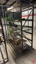 Metal Inventory Rack Approx: 96" x 30" x 96"