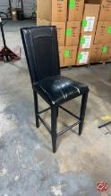Leather Padded Bar Stools