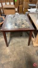 Wood Rectangle Table 47-1/4" x 35-1/2" x 30"