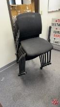 Padded Office Chairs W/ Casters