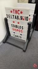 Double-Sided Advertisment Sign