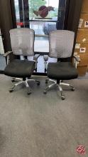 Padded Office Chairs W/ Casters