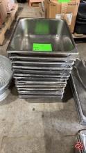Stainless Steel Inserts 1/2 Size 4" Deep