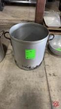 Aluminum Large Stock Pot W/ Dual Handles