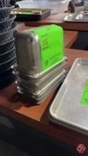 Stainless Steel Inserts 1/6 Size 4" Deep