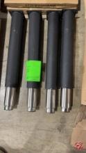 Metal Heavy Duty Adjustable Table Legs H-24"