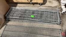 Metal Gray Coated Inventory Shelves 72" x 18"