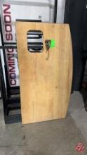 Butcher Block Counter-Top W/ Sink 72" x 40"