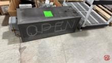 Lighted Open Sign