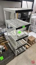 Medium Duty Plastic Inventory Rack 36"x24"x74"