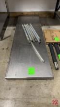 Stainless Steel Table Approx: 96"x30"x34"
