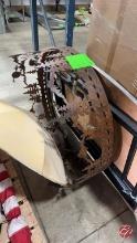 Metal Custom Wilderness Hanging Light Fixture