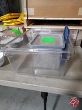 Cambro Full & 1/2 Size 6” Deep Containers & Lid