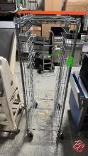 Chrome Slotted Sheet Pan Metro Rack W/ Casters
