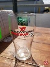 Dale Jr #8 Budweiser Racing Glasses